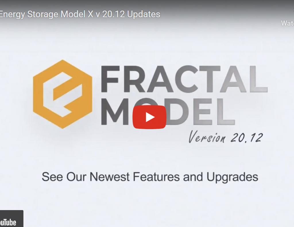 Fractal Model version 20.12 Newest Features and Functionality