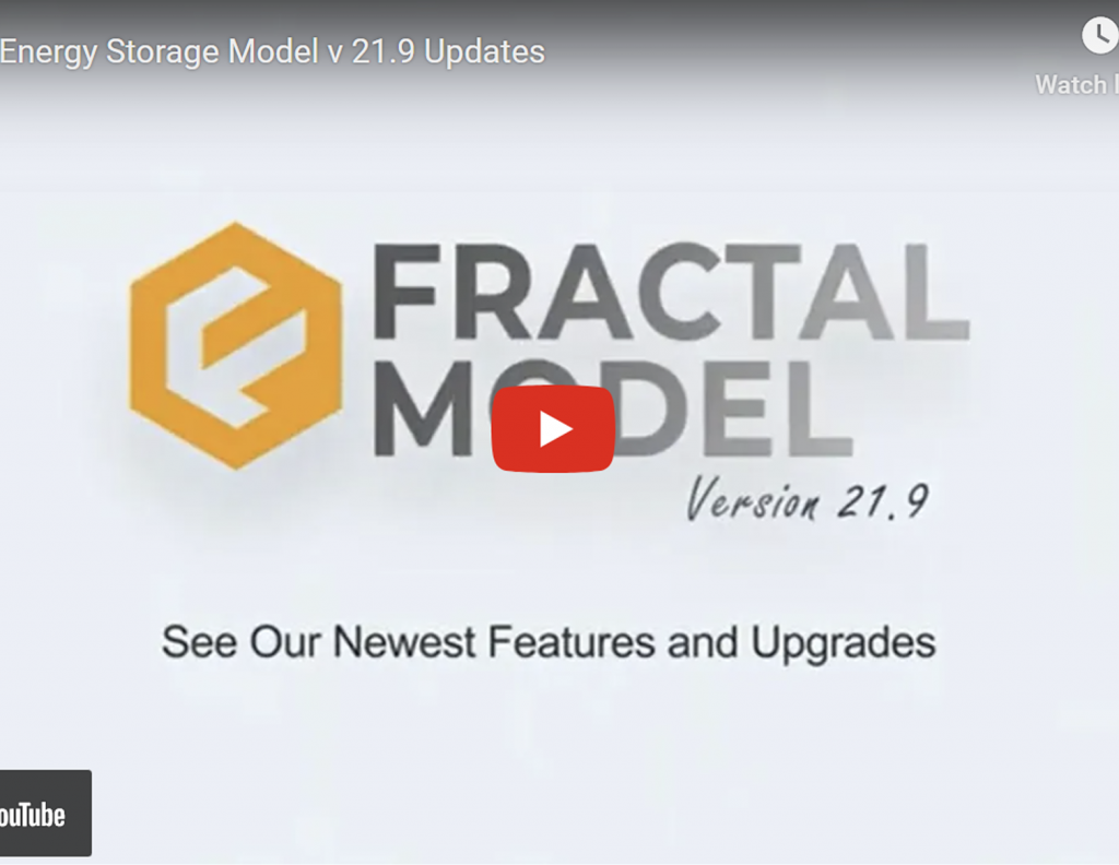 Fractal Model version 21.9 Newest Features and Functionality