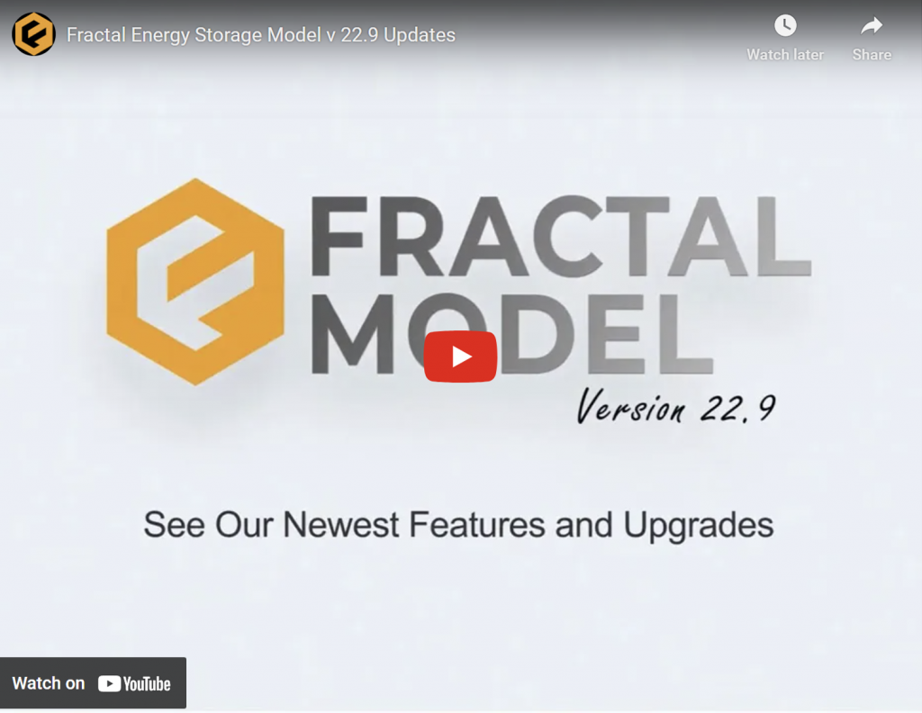 Fractal Model version 22.9 Newest Features and Functionality